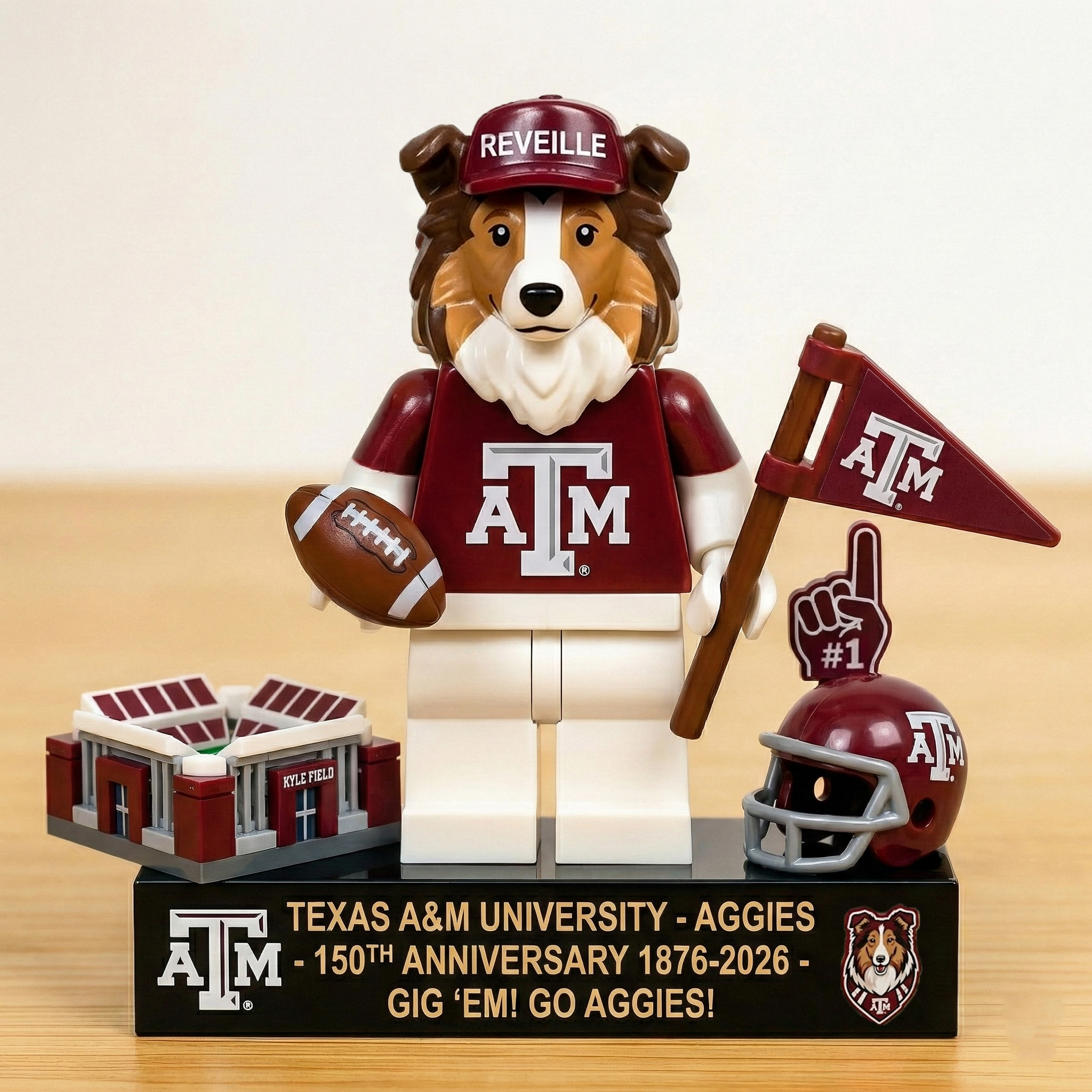 Texas A&M Aggies · 150th Anniversary Reveille Commemorative Figure