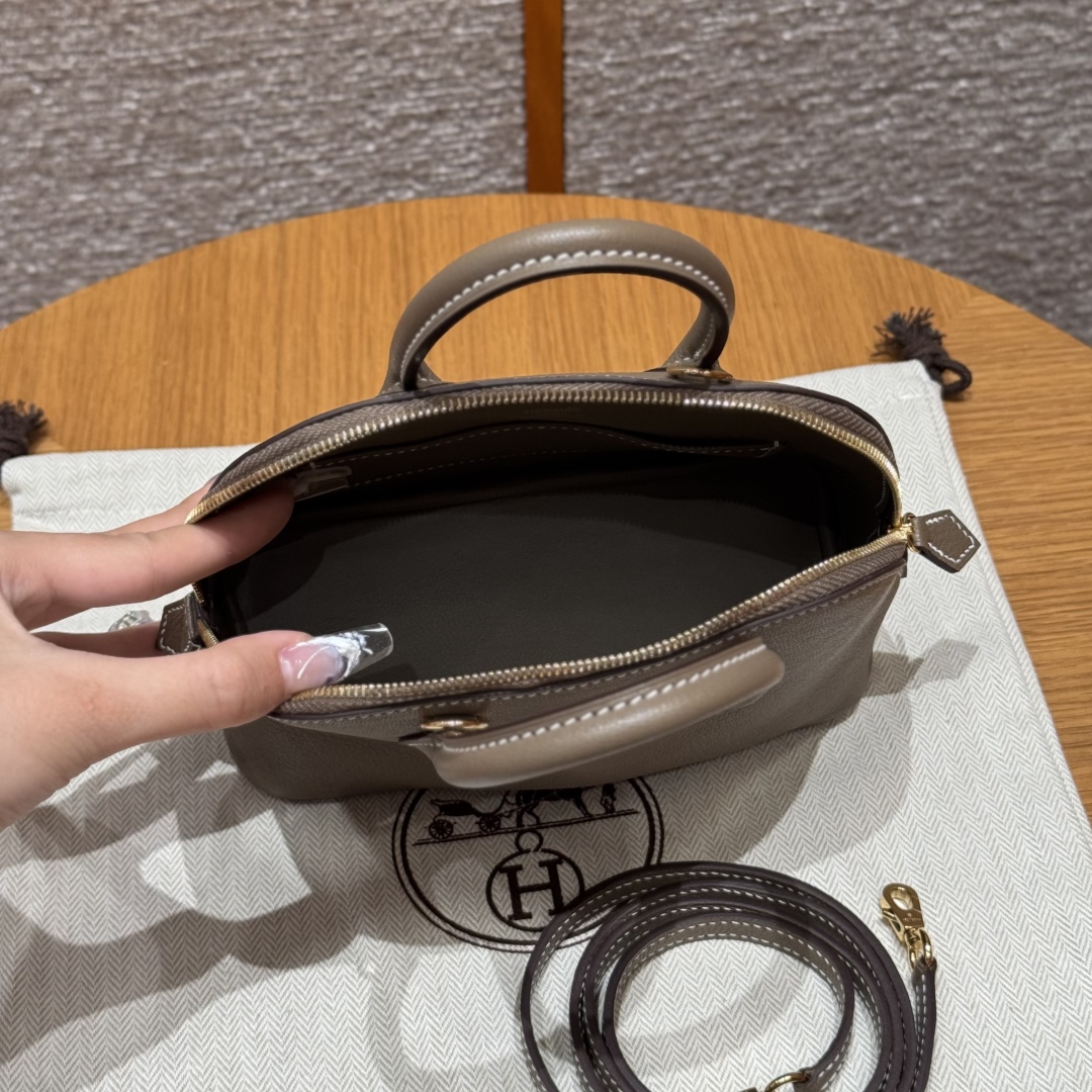 Hermès Mini Bolide 18Etoupe Handbag (Handmade to Order)