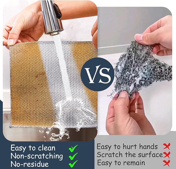 🔥2024 New upgraded version of steel wire dish cloth