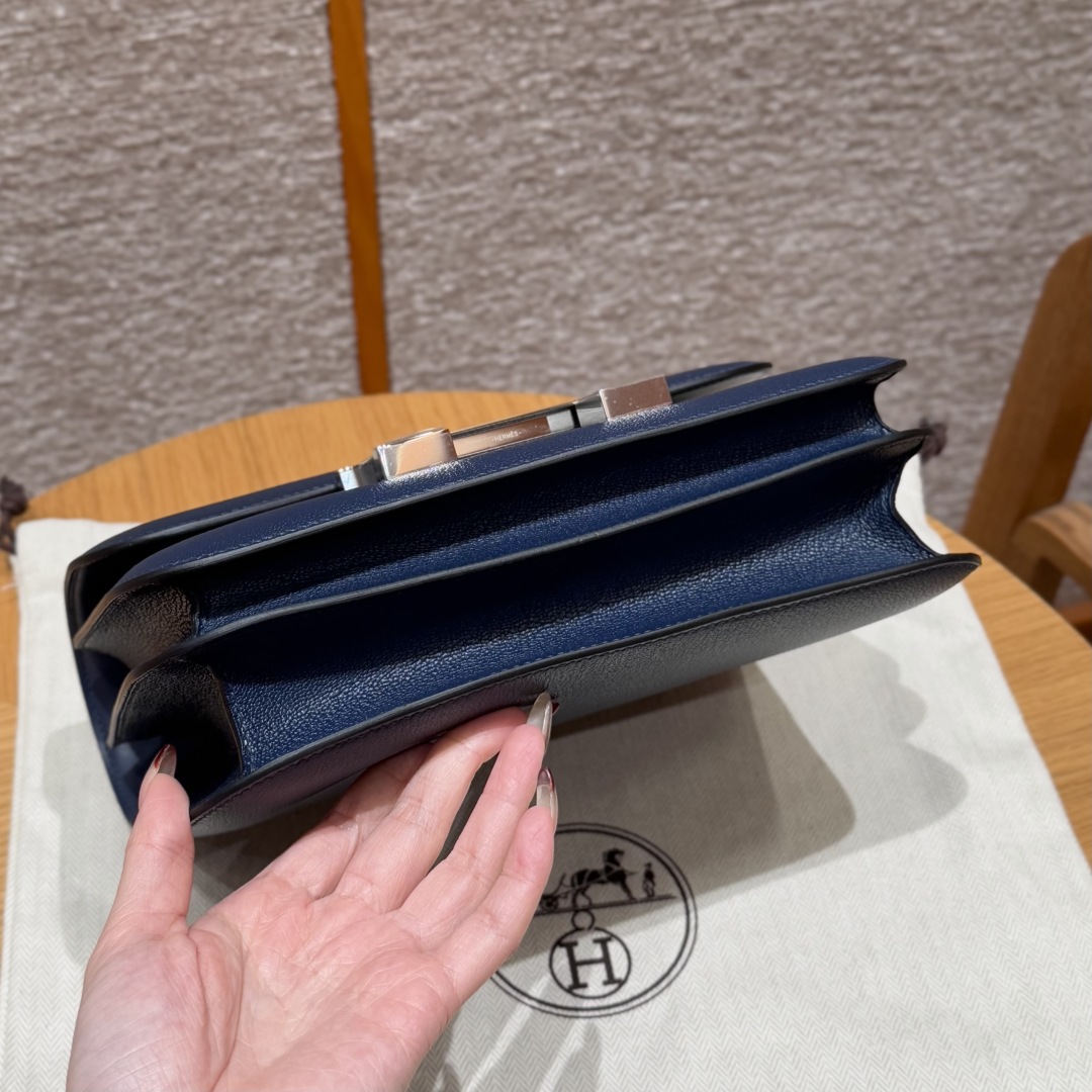 Hermès Constance 73 Blue saphir handbag (handmade to order)