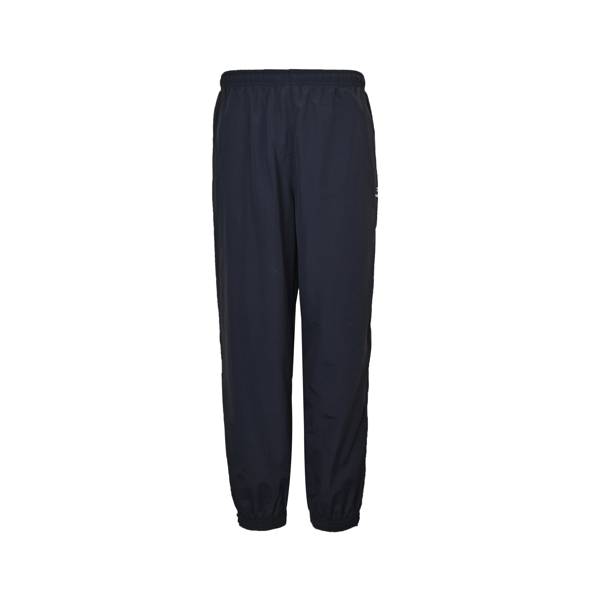 Balenciaga 25ss catwalk double hook embroidery indigo panelled track pants