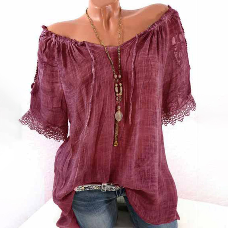 Casual Jacquard Weave Comfy T-Shirt