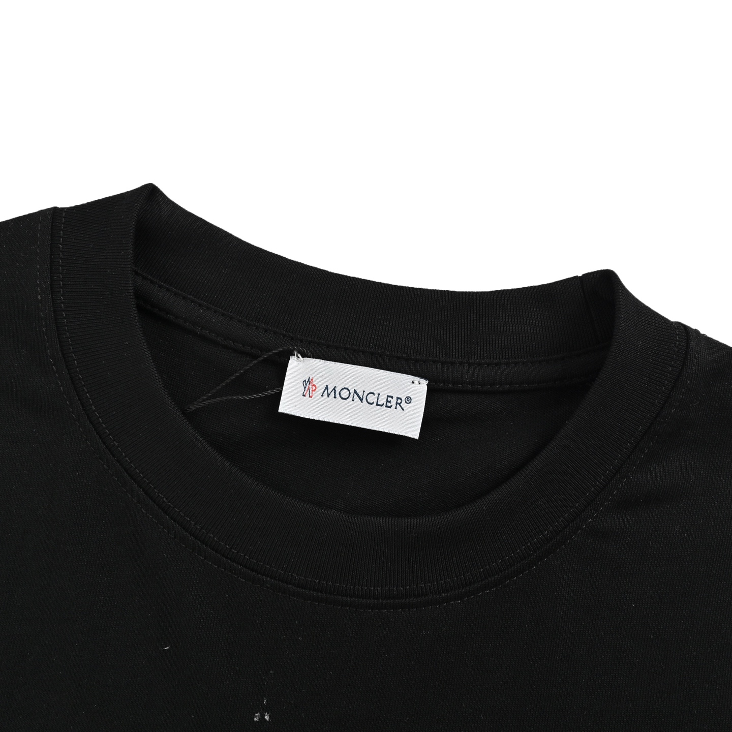 Moncler flocked logo print short sleeves
