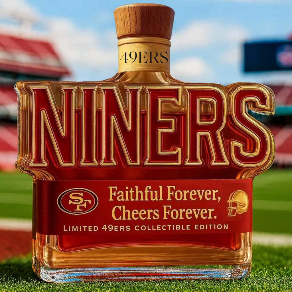 49ers NINERS Amber Decanter