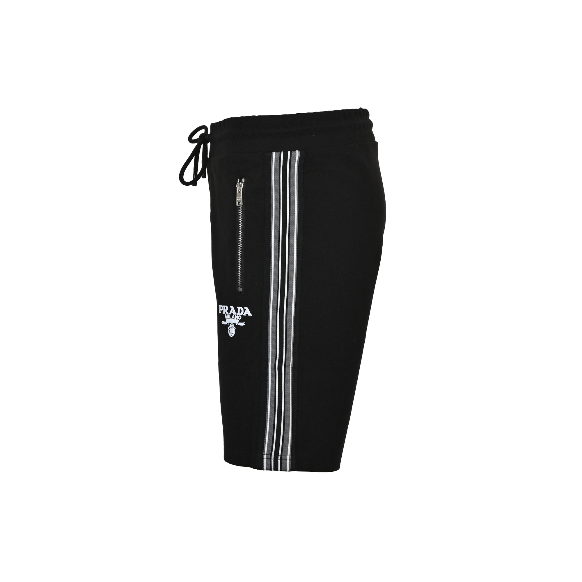Prada Pocket zip side webbing shorts