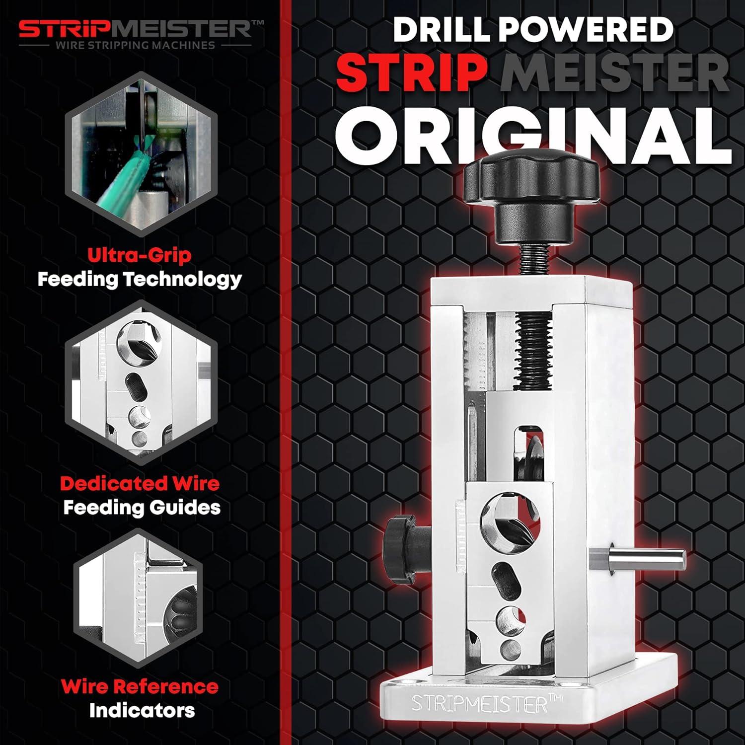 StripMeister Original Drill-Powered Wire Stripper Machine