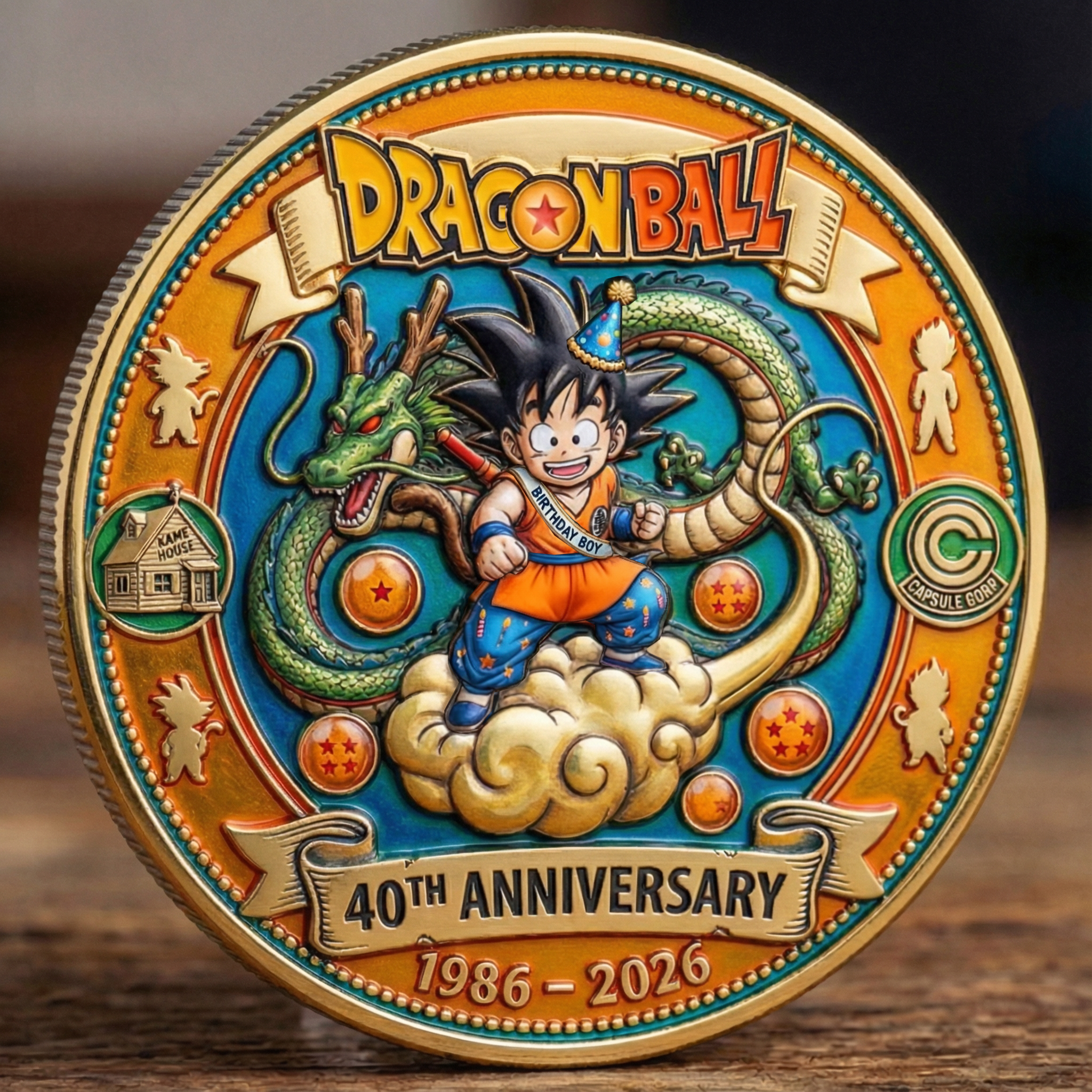 Dragon Ball 40th Anniversary Commemorative Coin (1986–2026)