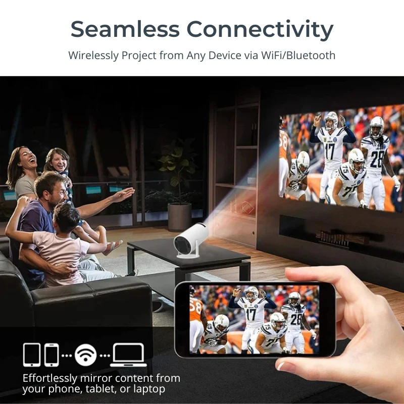 Today's special offer🔥Portable Smart Projector – 4K Home Cinema & Outdoor Projector