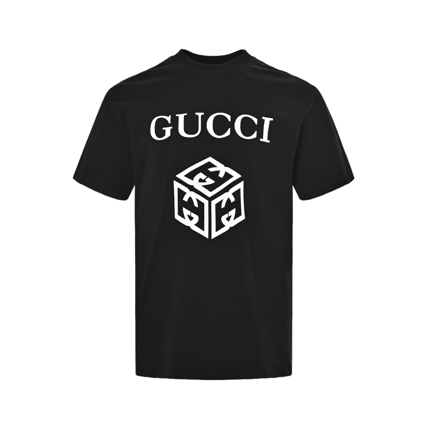 Gucci 25ss Double G cube print short sleeve