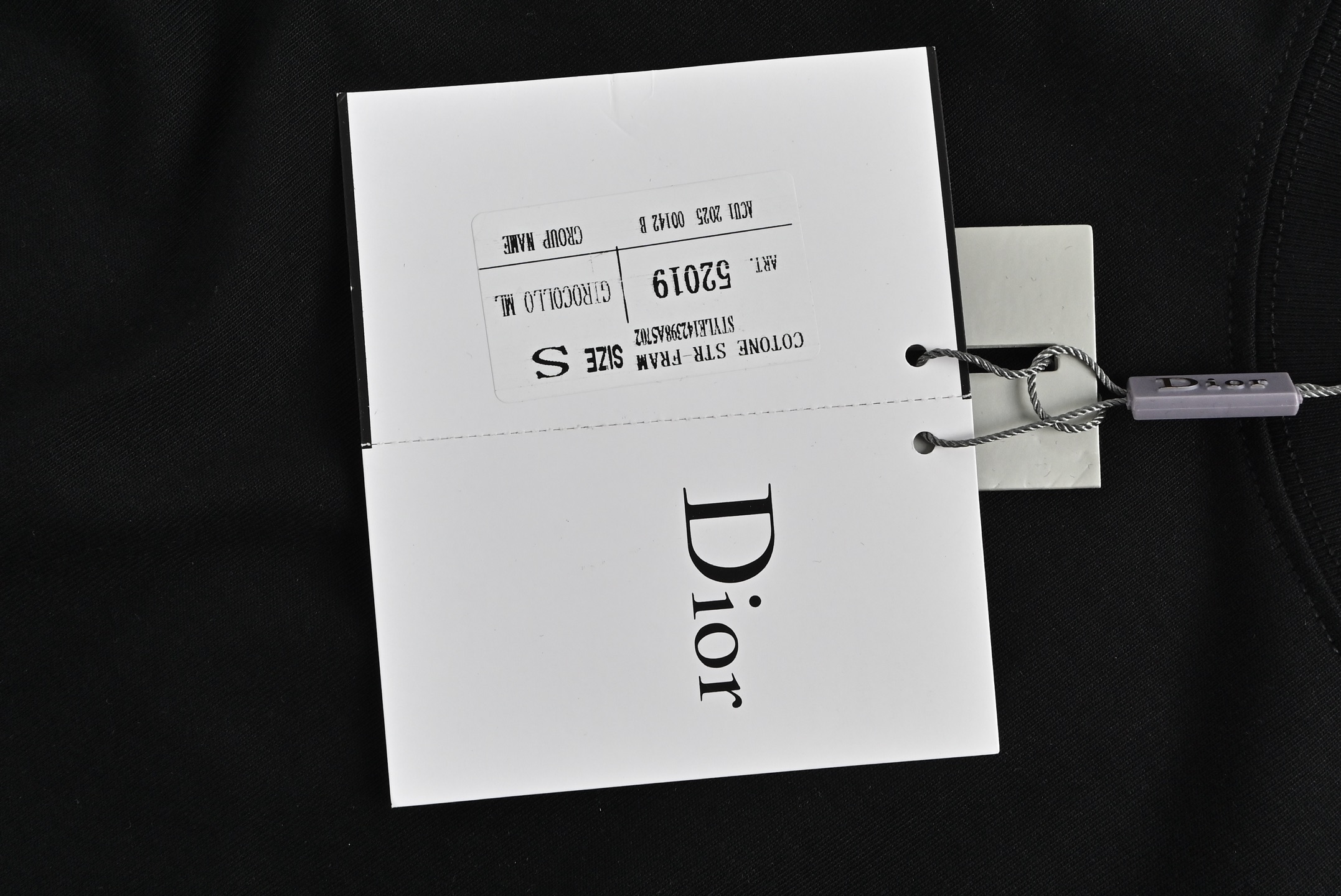 Dior 25ss patch monogram embroidered short sleeves