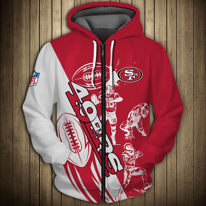 SAN FRANCISCO 49ERS 3D HOODIE SSFF49003