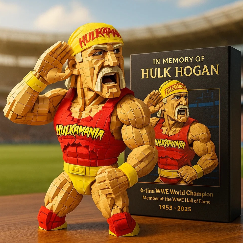 IN MEMORY OF HULK HOGAN Building block set
