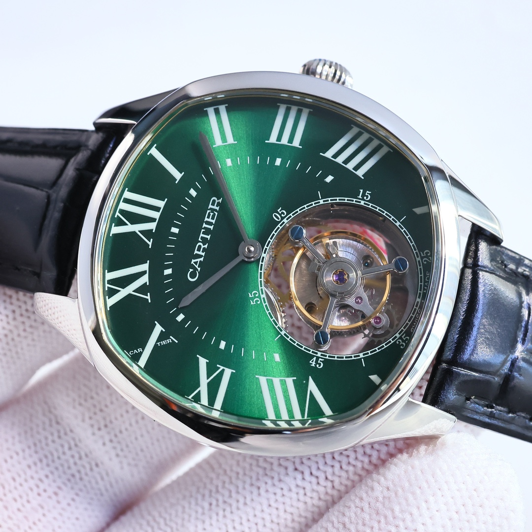 Cartier True Flywheel KF1 Rotonde de Cartier Tourbillon Cadran Love Tourbillon Watch