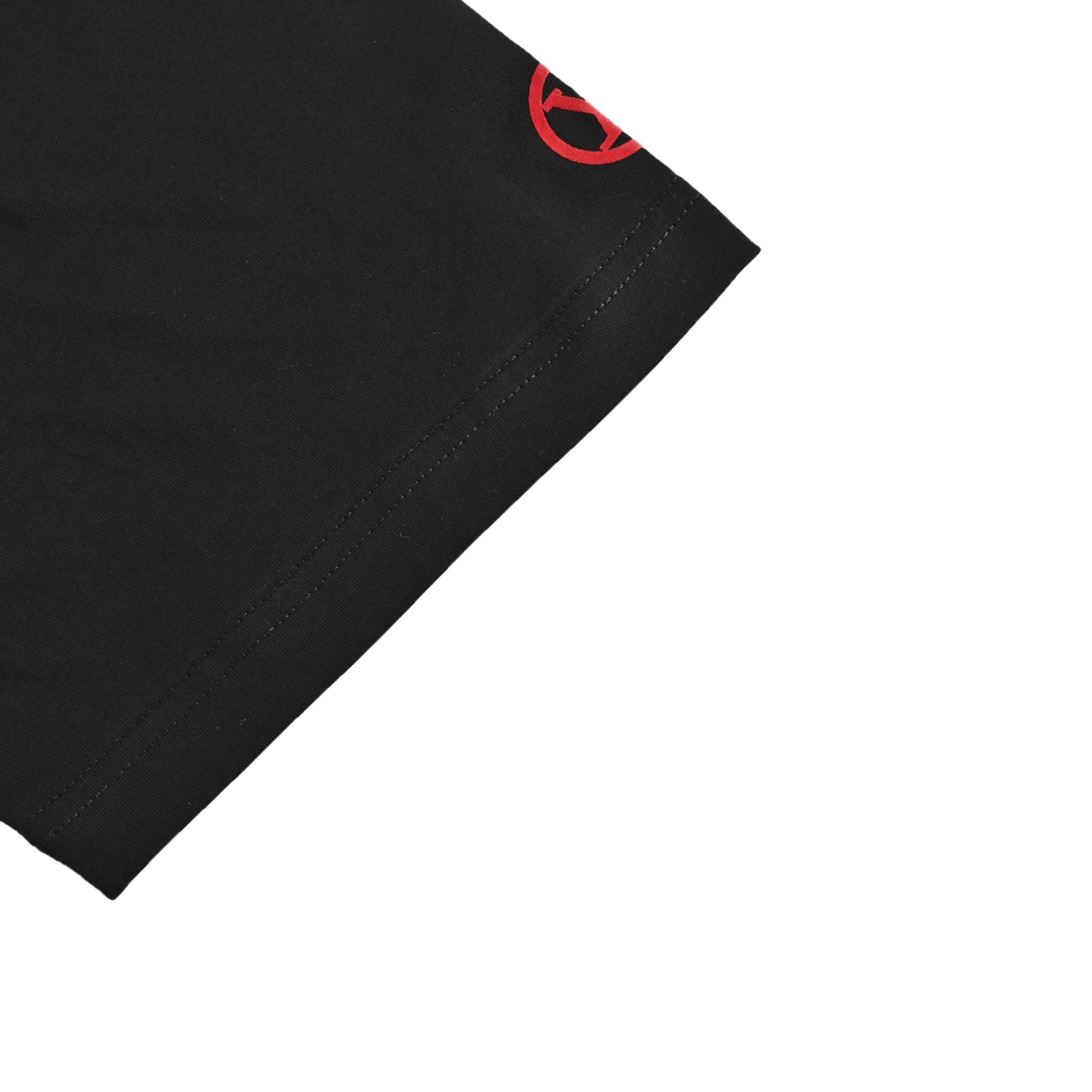 Louis Vuitton 25ss flocked lettering short sleeve