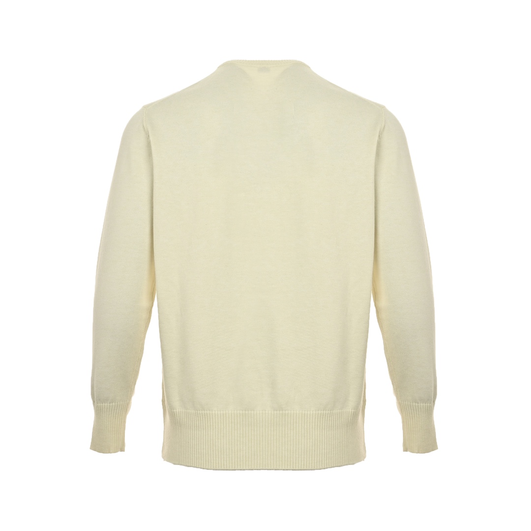Dior 24Fw 1947 embroidered lettering logo crew neck sweater