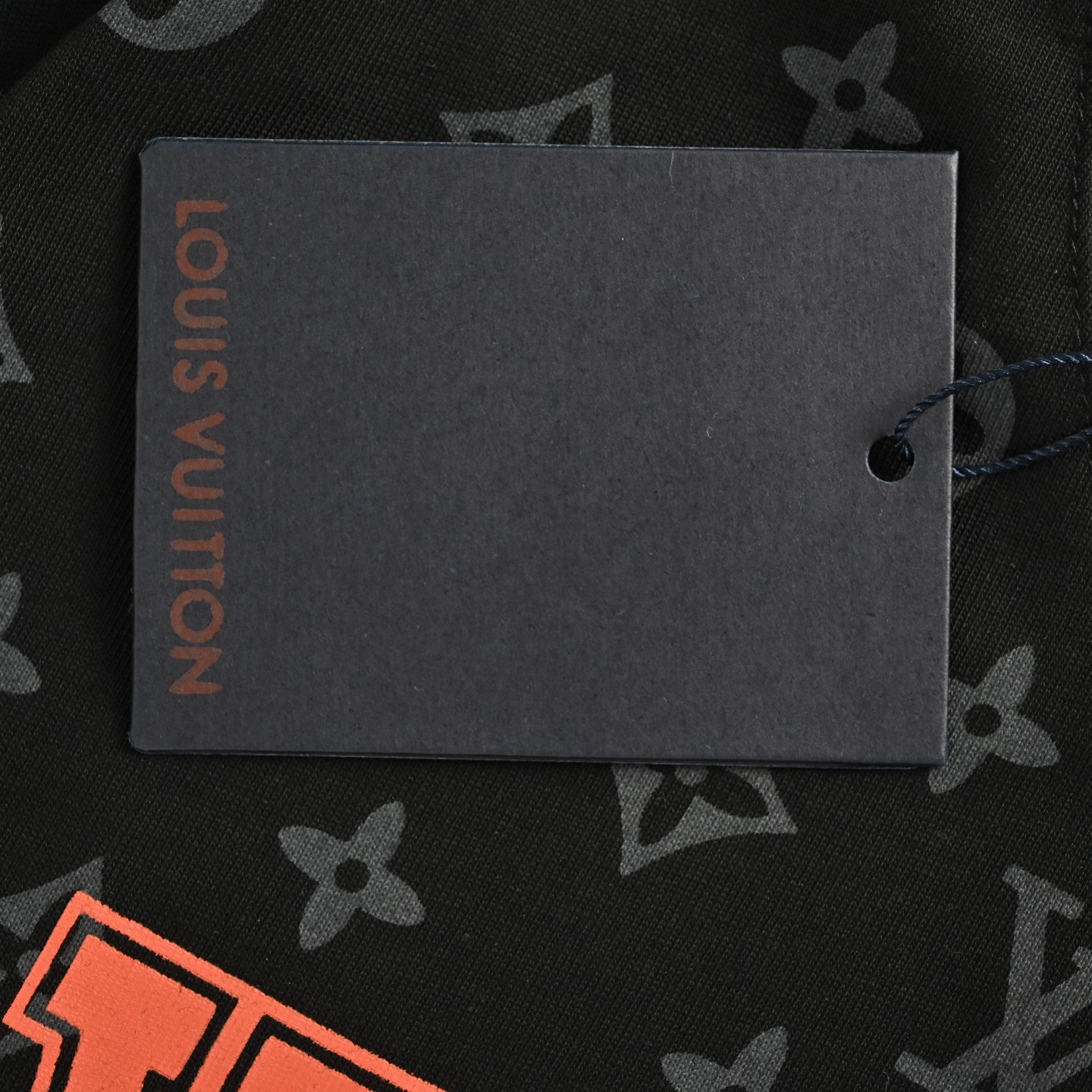 Louis Vuitton 25ss 00 orange letter print short sleeve