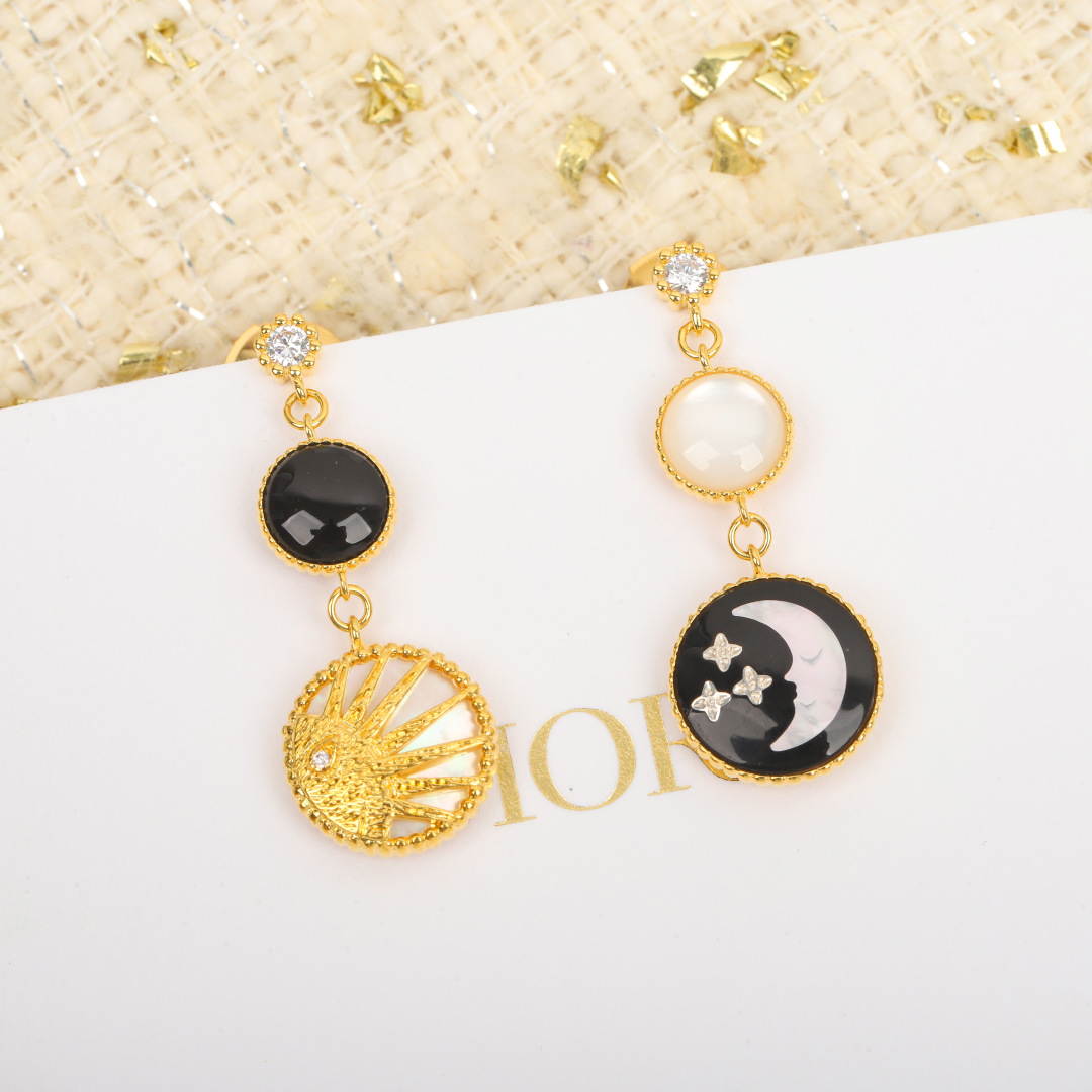Dior Sun, Moon and Stars Earrings