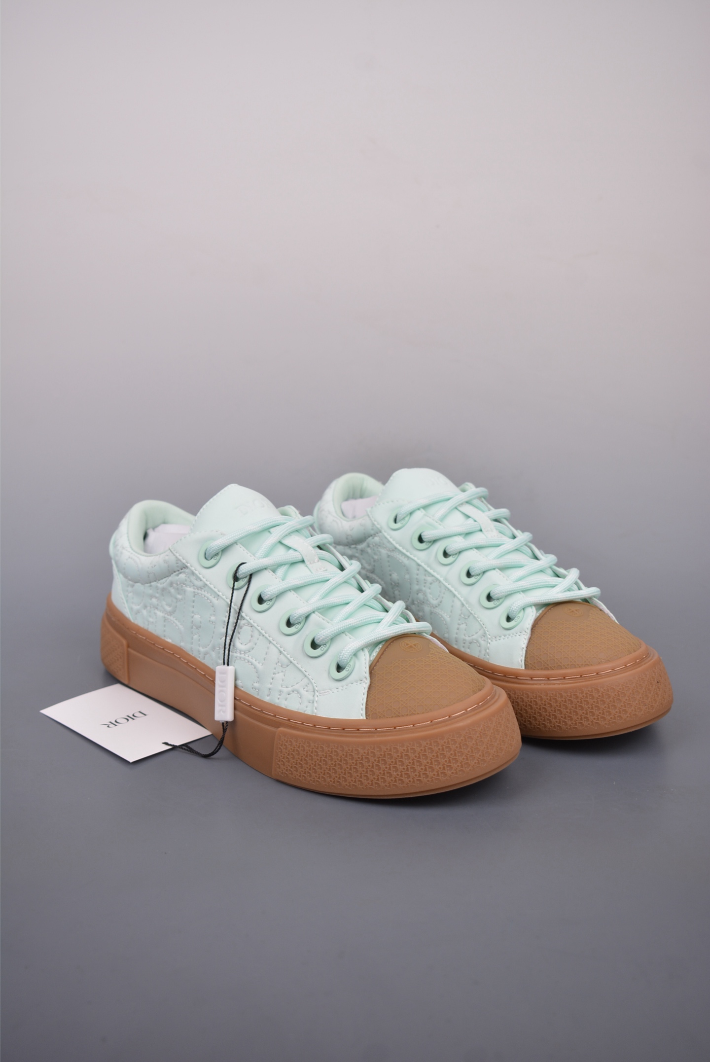 Stone Island x Dior B33 Low Top Sneakers Light Green 3SN303ZEY2936