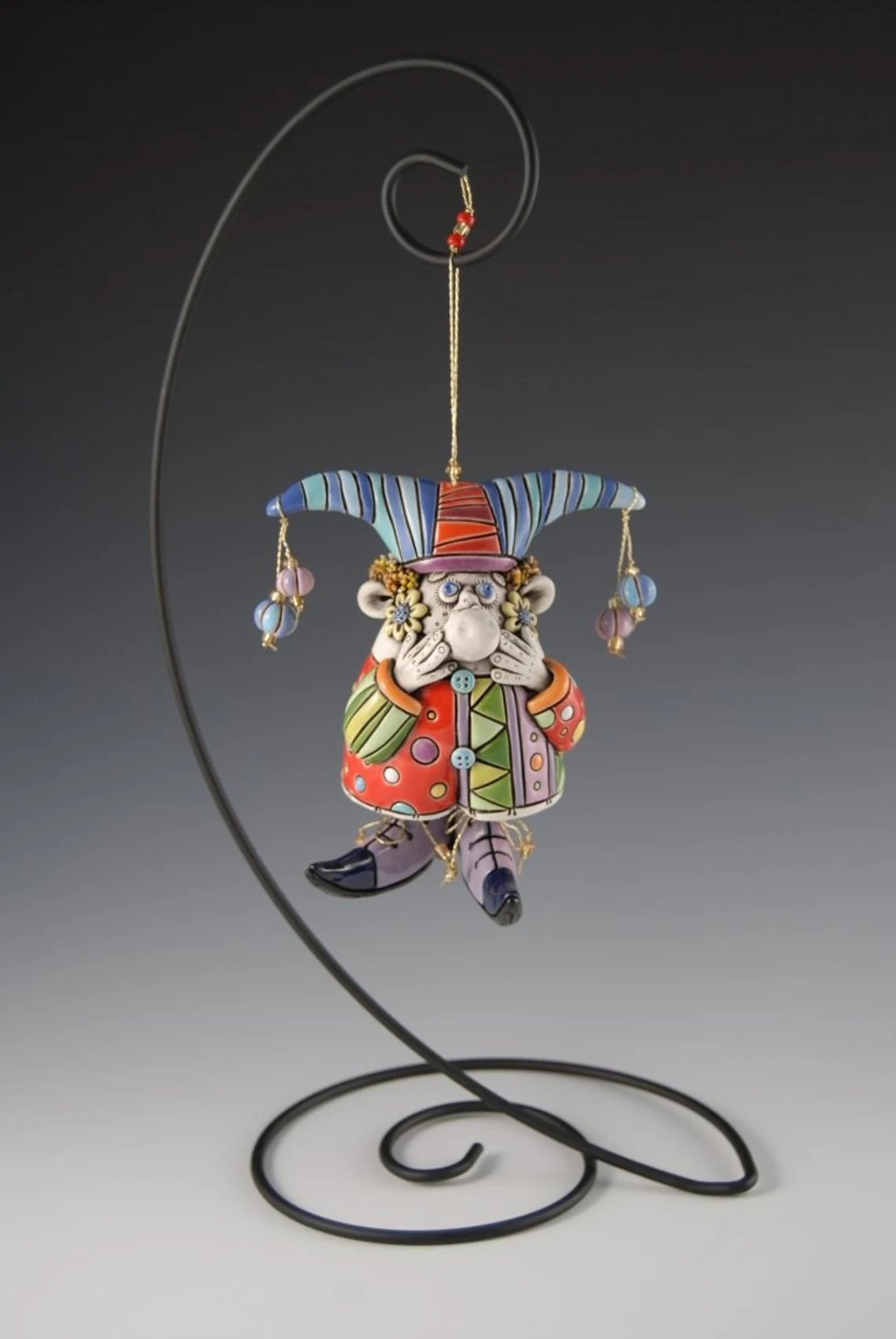 🔥Last Day 49% OFF 🌈Colorful Jester Bell Ornaments