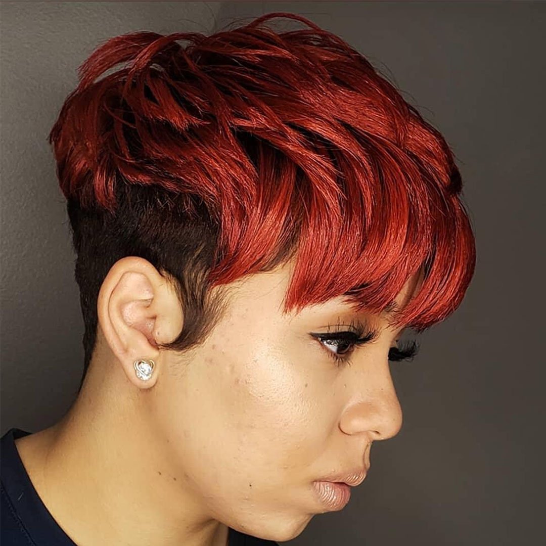 Luna Women Wig 037 Short Sraight Layered Hair with Tapered Back
