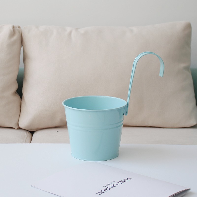 🎍🎍Metal Bucket Hanging Flower Pot(🌺Flash Sale - 50% Off)