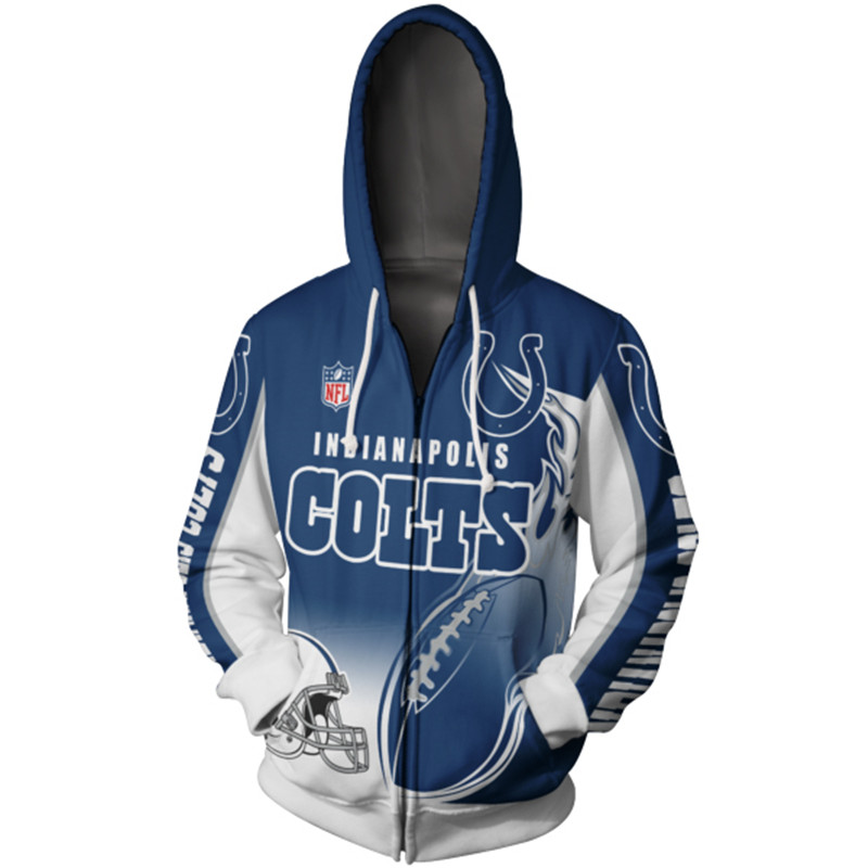 INDIANAPOLIS COLTS 3D HOODIE IICC009