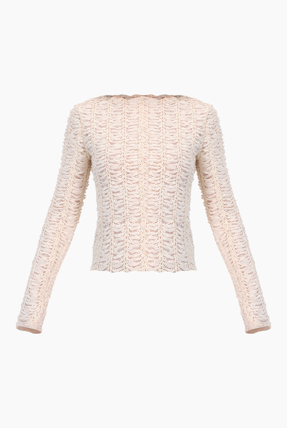 Blusa recta de cuello redondo