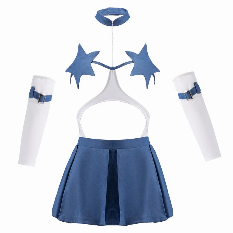 Sexy Star Tube Open-crotch Jumpsuit Skirt Lingerie