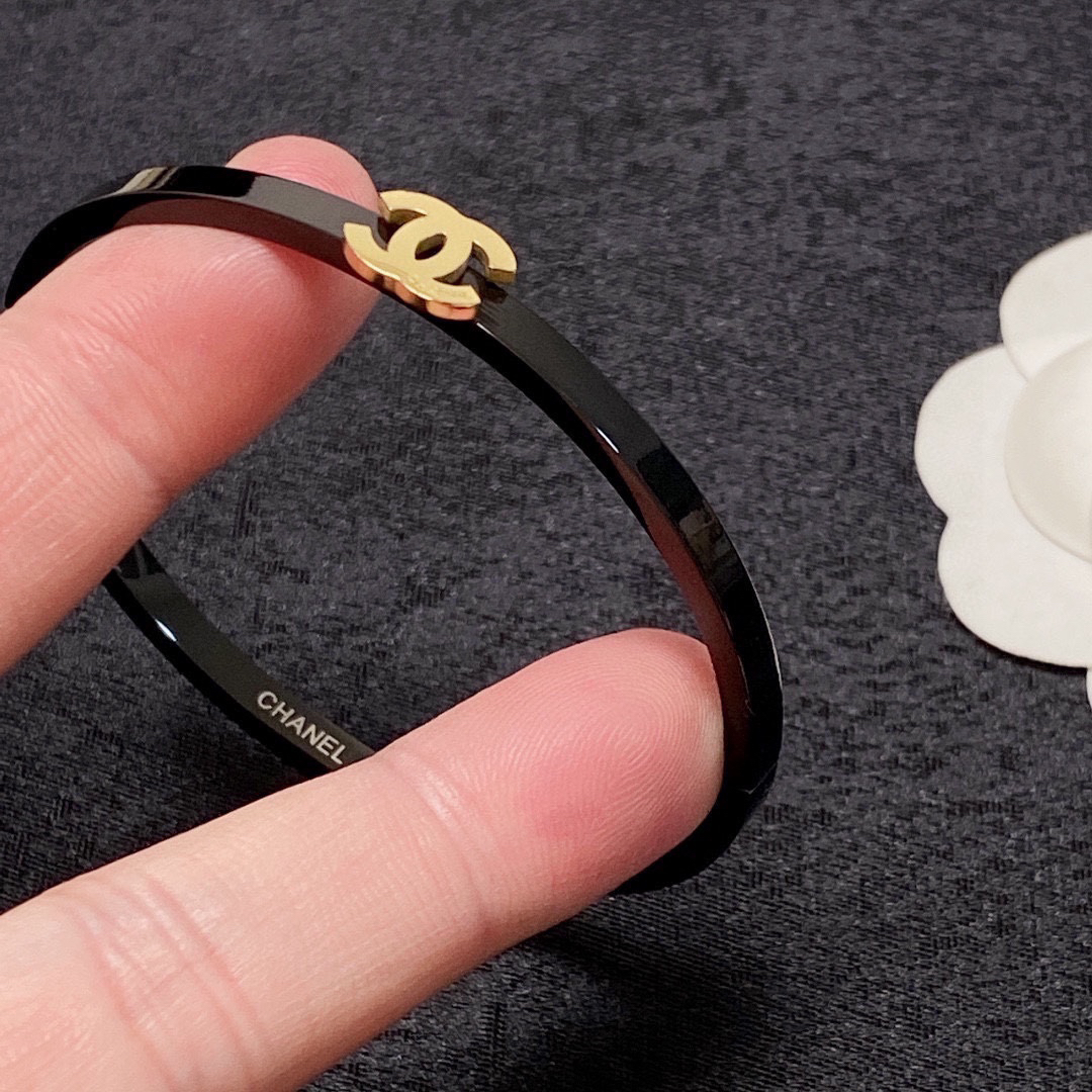 Chanel carbon black bracelet