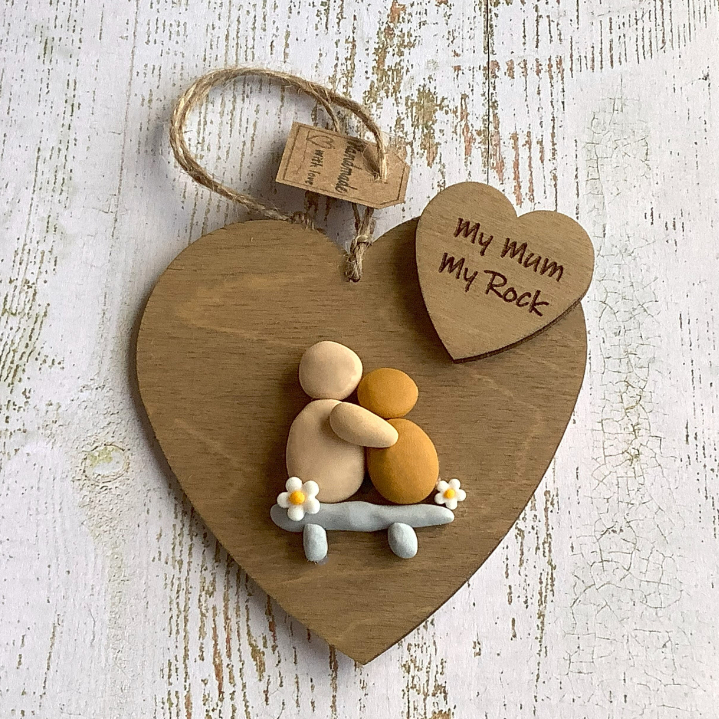 Gift for Mum, wooden hanging ornament