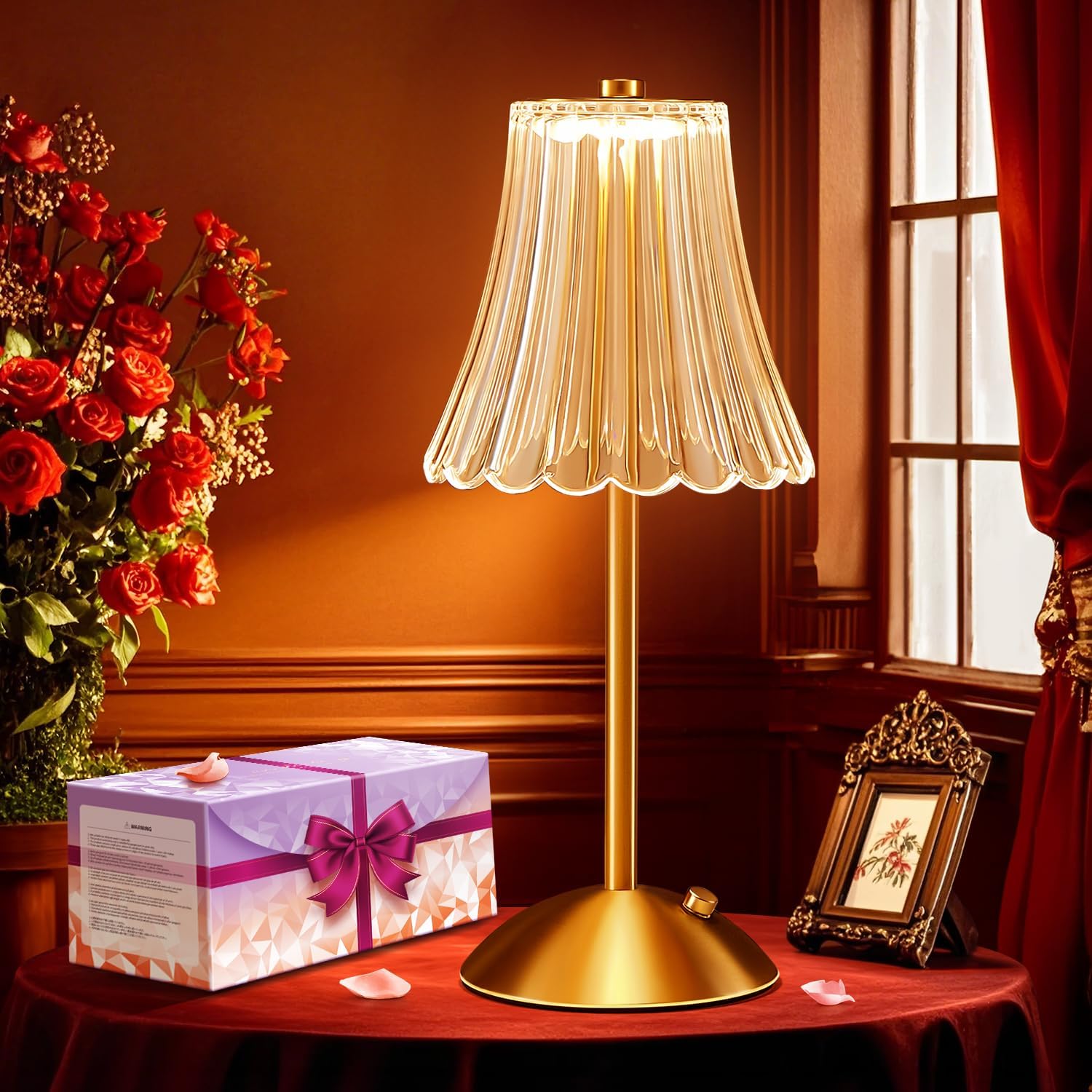 🔥2025 ON SALE🔥Romantic Flower Vintage Lamp