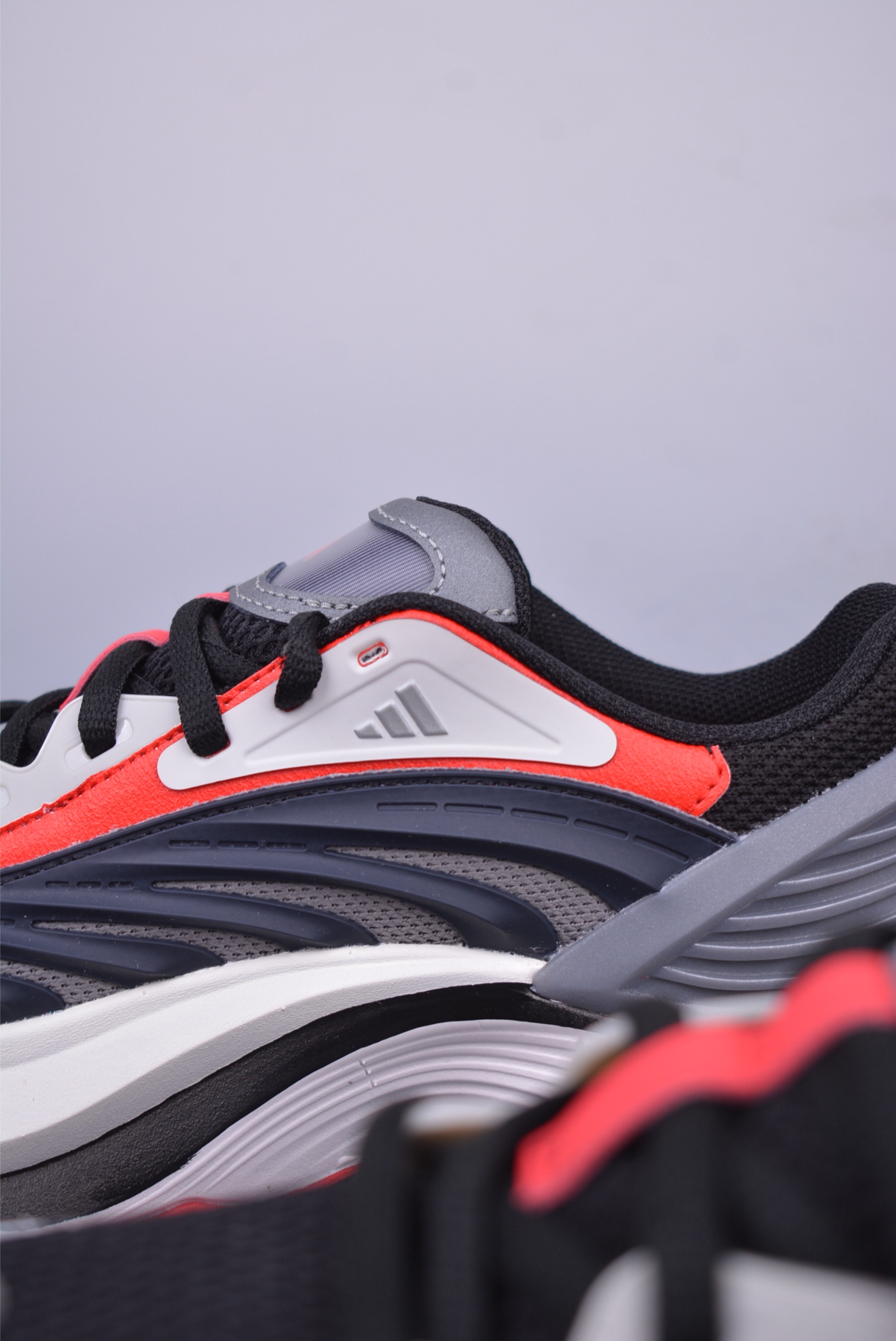 Adidas Vento XLG MTW Daddy Shoes Black, Gray and Red JR6392
