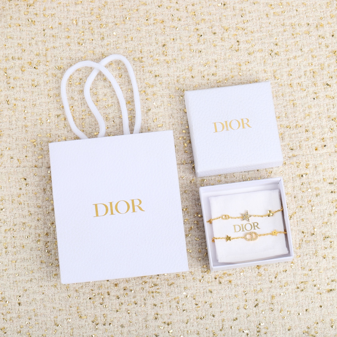 Dior Diamond CD Star Bracelet
