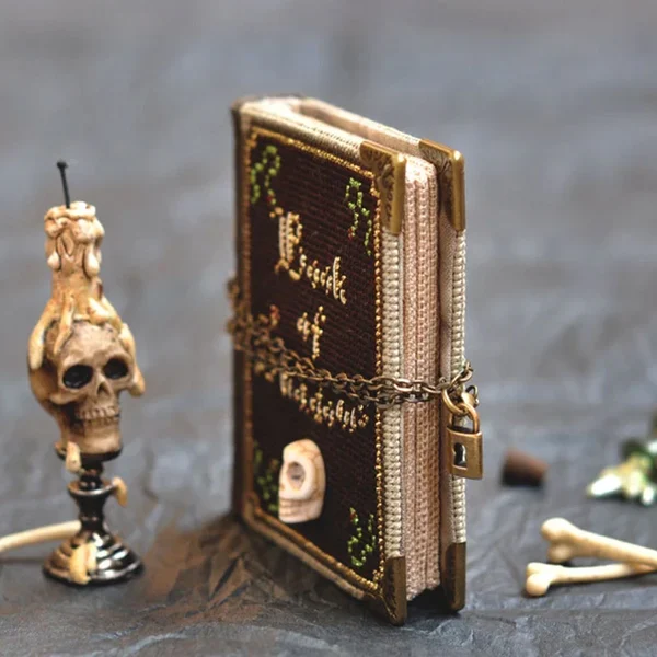 DIY Book of Shadows Halloween Stitch Along Kit- With Instructions
