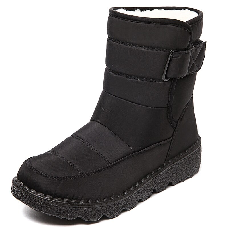 Women Low Heels Winter Boots 2022 Casual Botas Mujer Platform Shoes Female