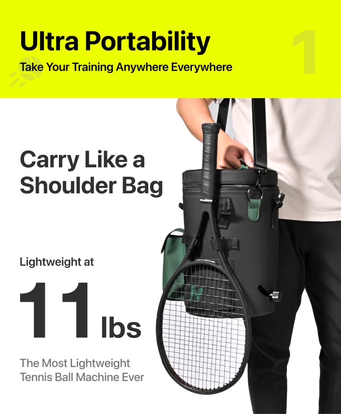 Most Compact & Portable Ball Machine