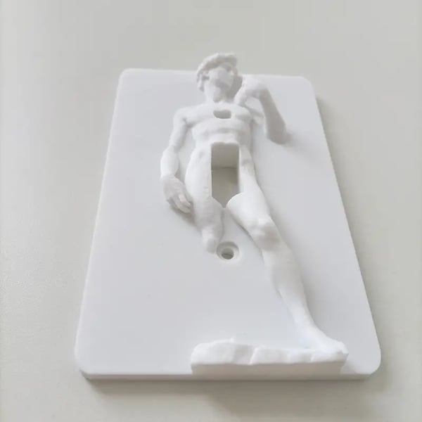 ON SALE🔥David Creative Sculpture Light Switch Wall Plate Cover-Single Toggle(5.5 in x 3.38 in)-✨Buy 3 Get 2 Free & Free Shipping