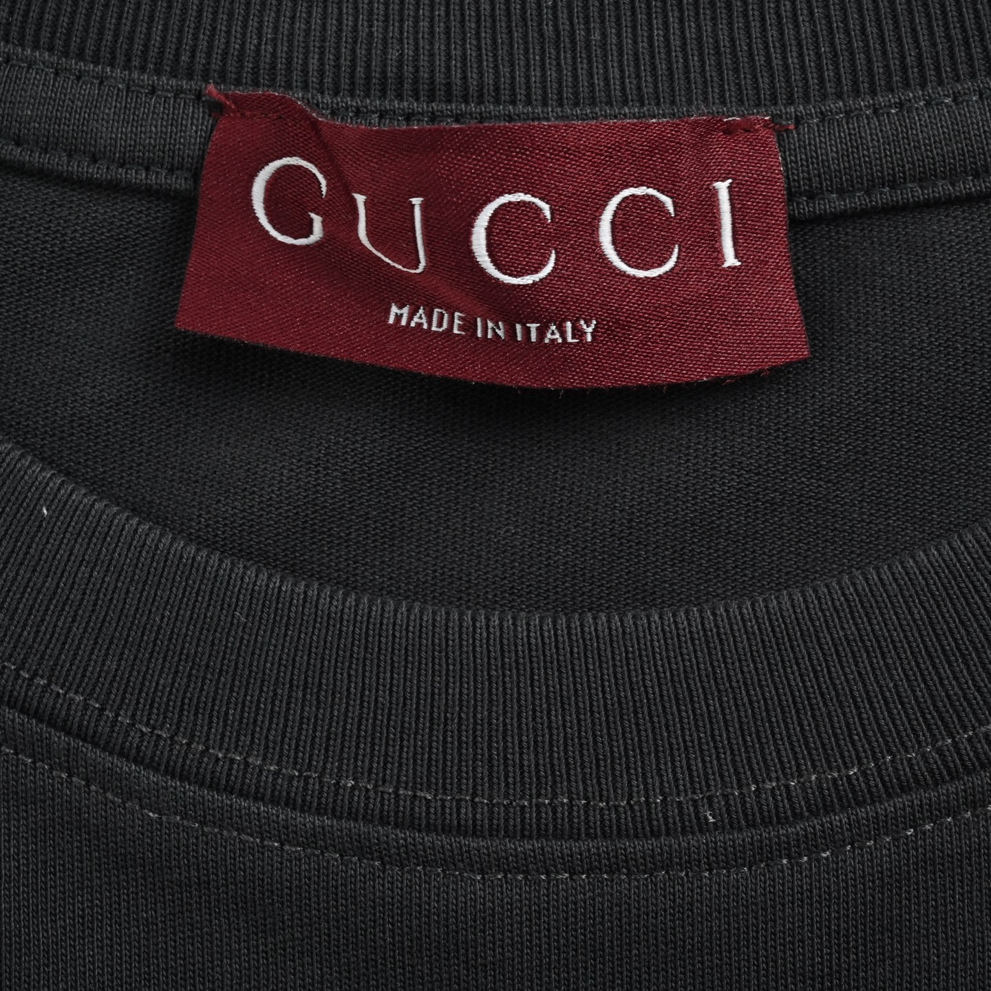 Gucci 25ss chest embroidered patch small logo short sleeve