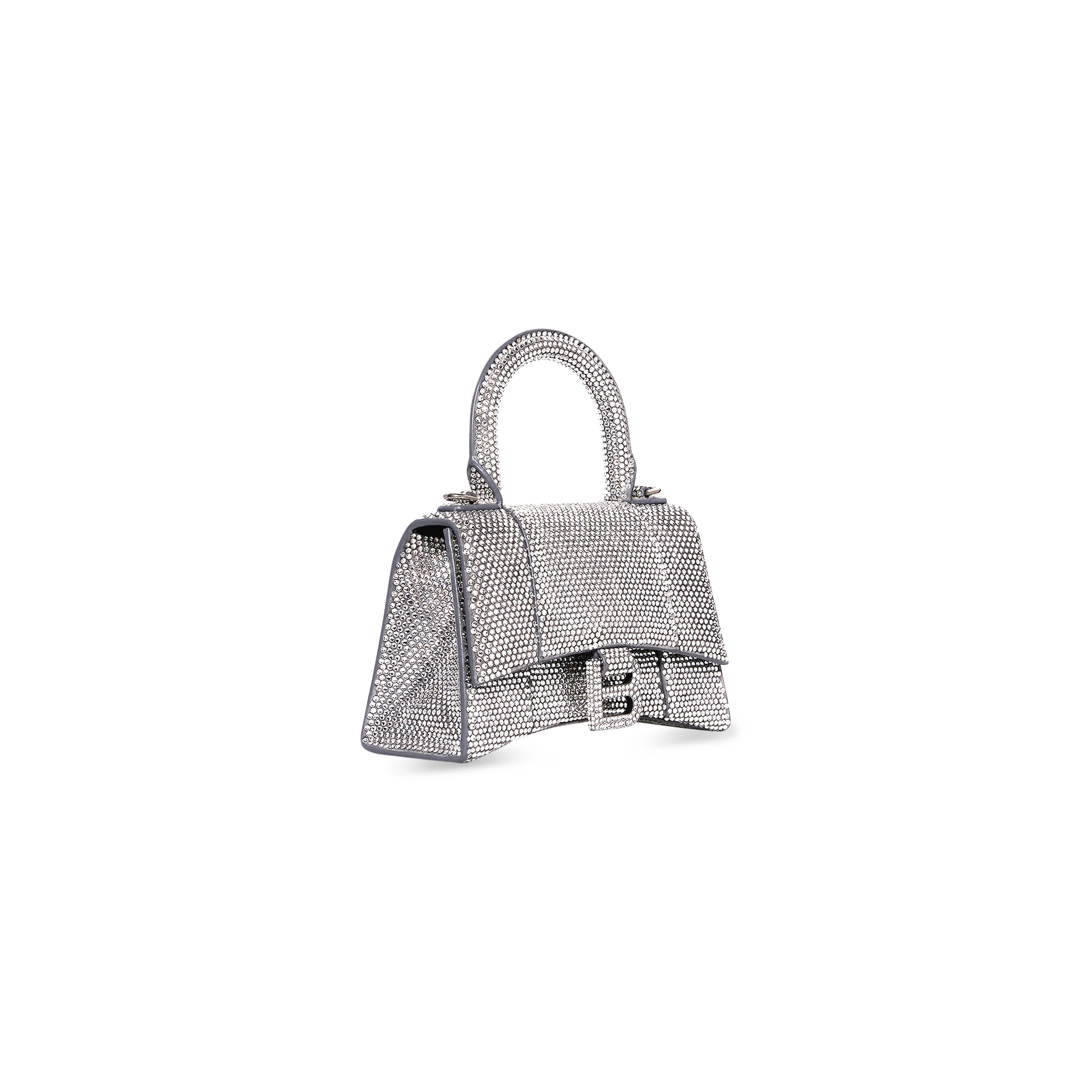 Balenciaga Hourglass Handbag Xs With Rhinestones59283328D0Y1272