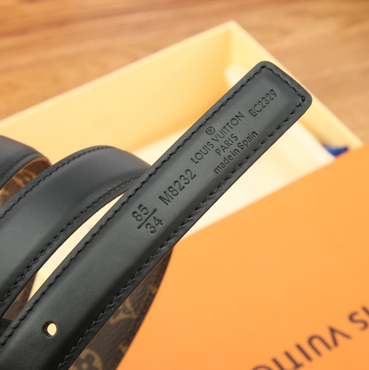 Louis Vuitton Classic Monogram Double-Sided Women's Belt 2CM Width
