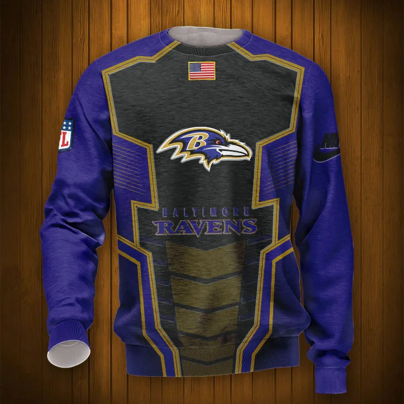 BALTIMORE RAVENS 3D HOODIE TTB4301