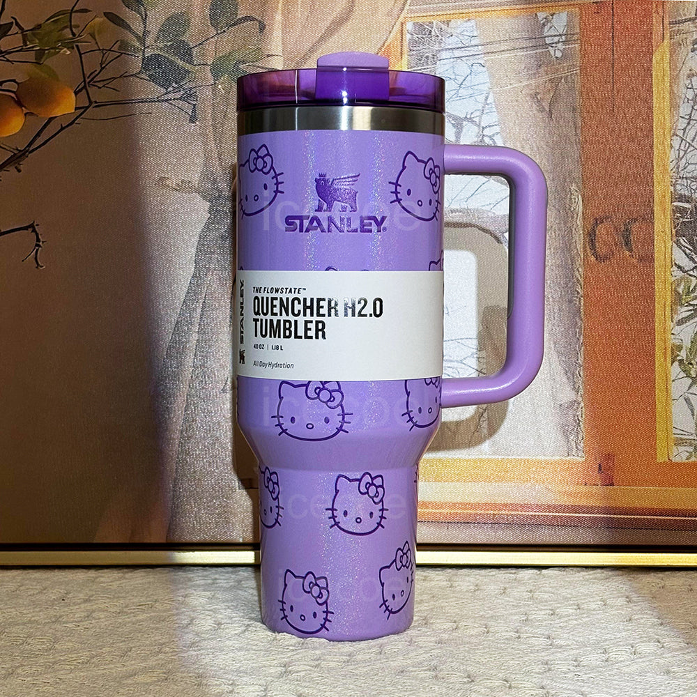 40oz Purple Hello Kitty Tumbler 🚢Free Shipping🚢