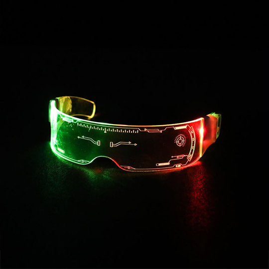 (SUMMER HOT SALE- Save 50% OFF, Arrival in 3-7 days) 7 Colors LED Light UP Glasses