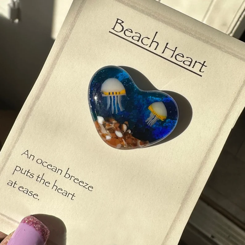 Beach Heart Pocket Hug