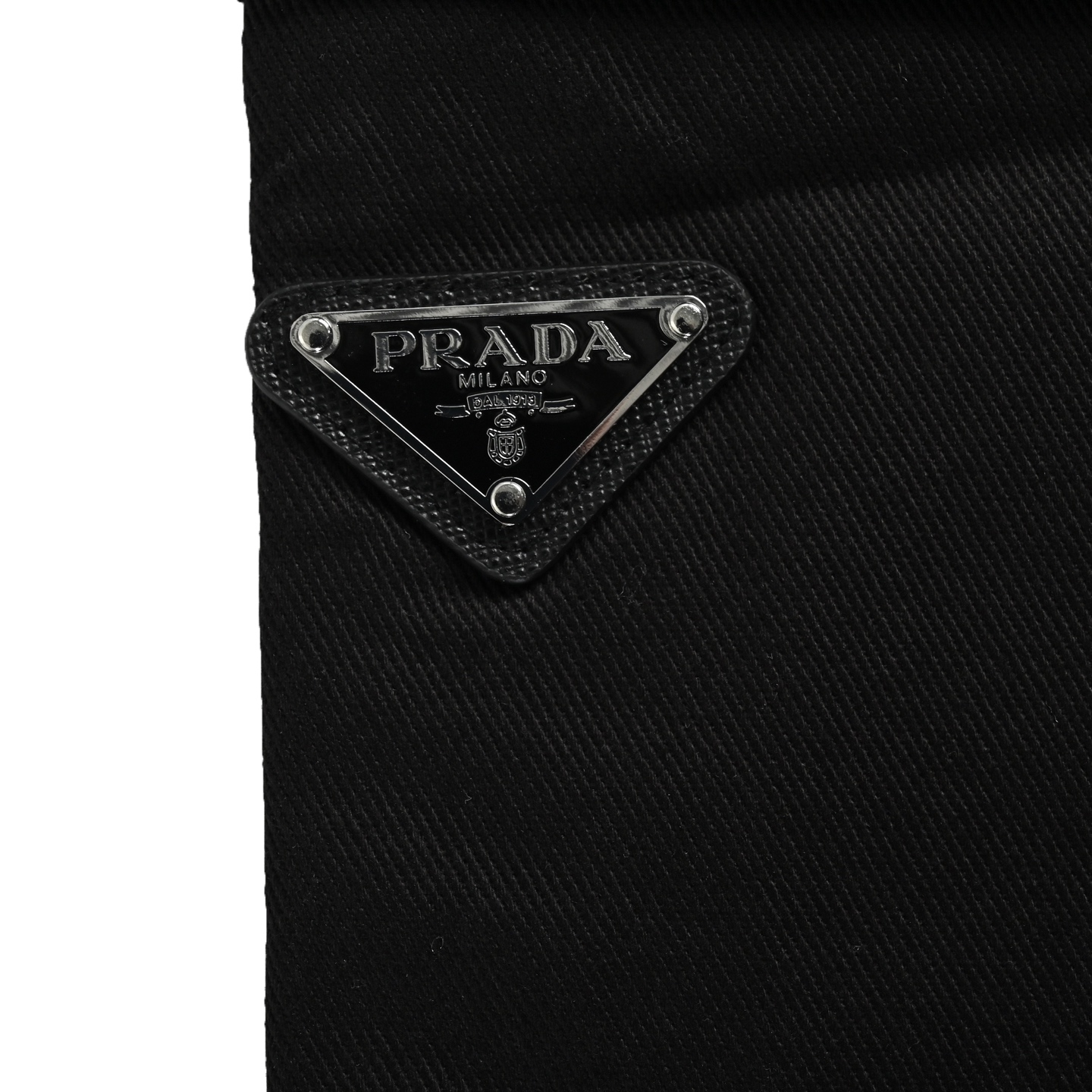 Prada 25ss pocket triangle logo cargo shorts