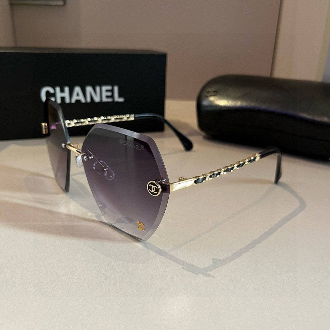 Chanel rimless sunglasses