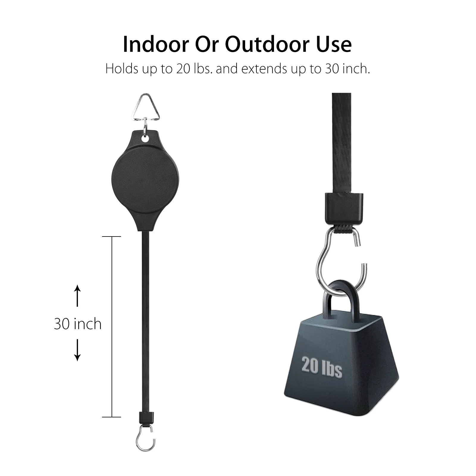 🔥Last Day Promotion - 50% OFF🔥🌳Plant Pulley Set For Garden Baskets Pots, Birds Feeder❤️❤️Buy 10 Get 5 Free && Plummet $20 👉Only $59.99