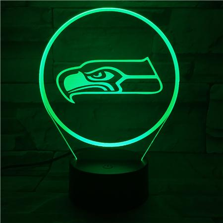 SEAHAWKS 3D LED LIGHT LAMP