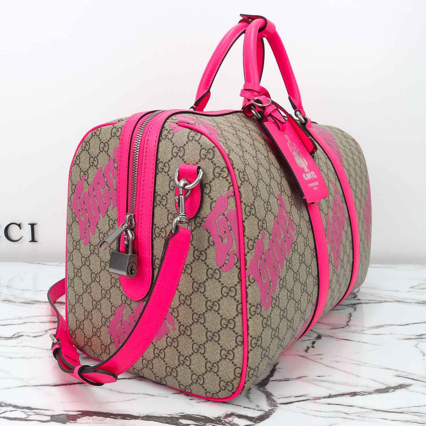 Gucci Medium duffle bag with print ‎834962 FAEQD 9763