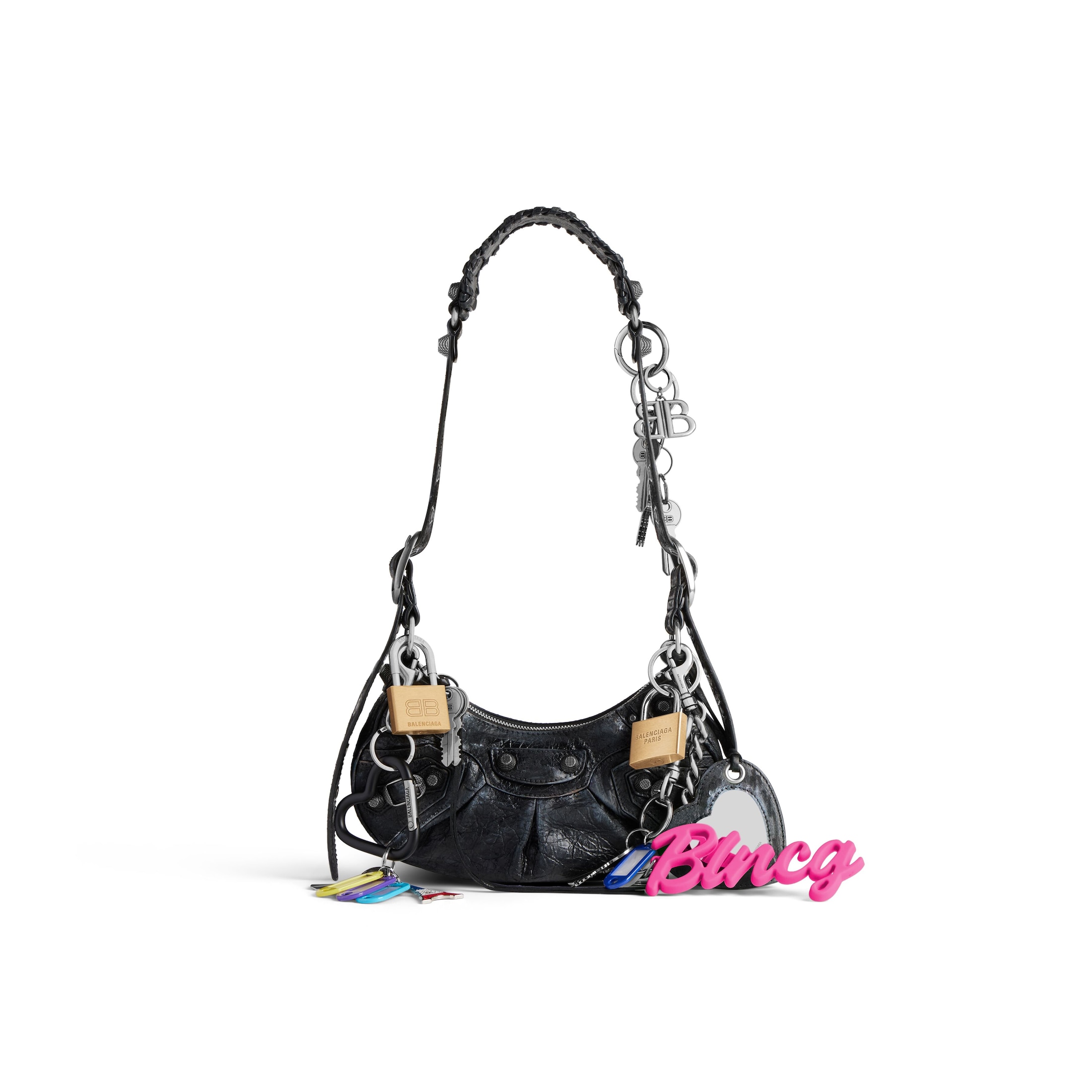 Balenciaga Le Cagole Shoulder Bag Xs With Charms6713092AA7A1000